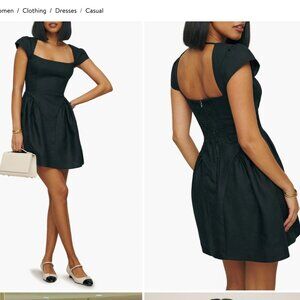 Oaklyn Cap Sleeve Linen Minidress size 2 NWT